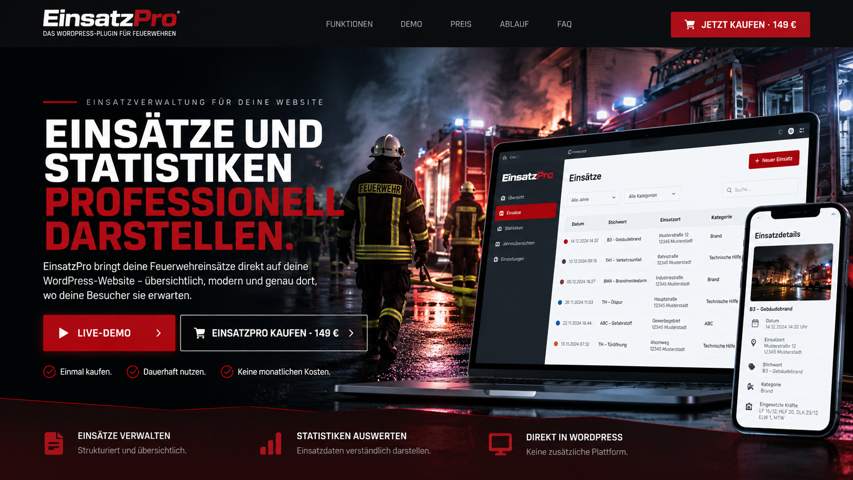 EinsatzPro Produktansicht